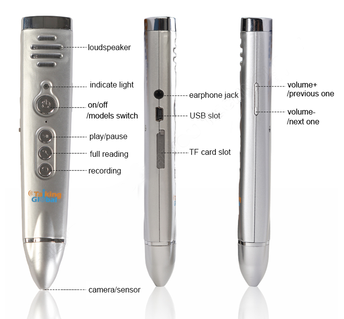 English Talking Pen Portable High Tech Audio Book