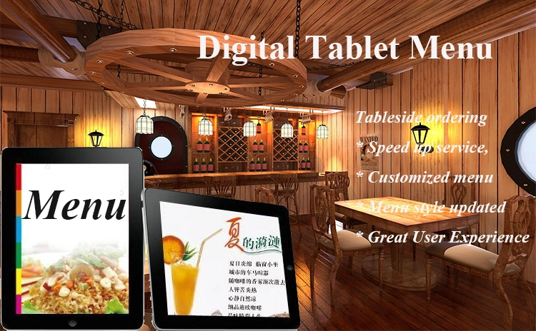 Customize OEM Digital android Menu Tablet PC