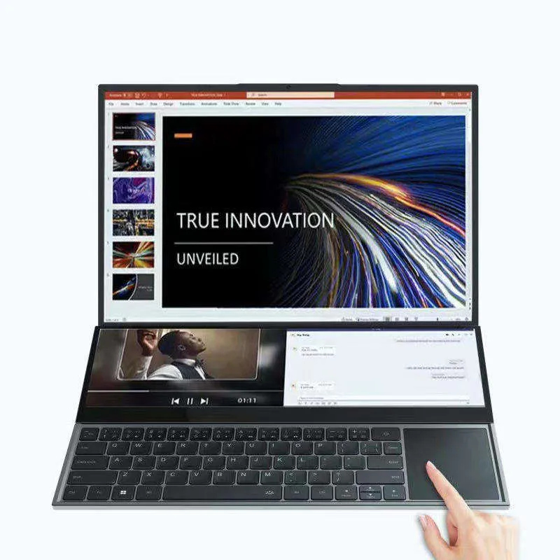 16" dupla képernyős notebook laptop