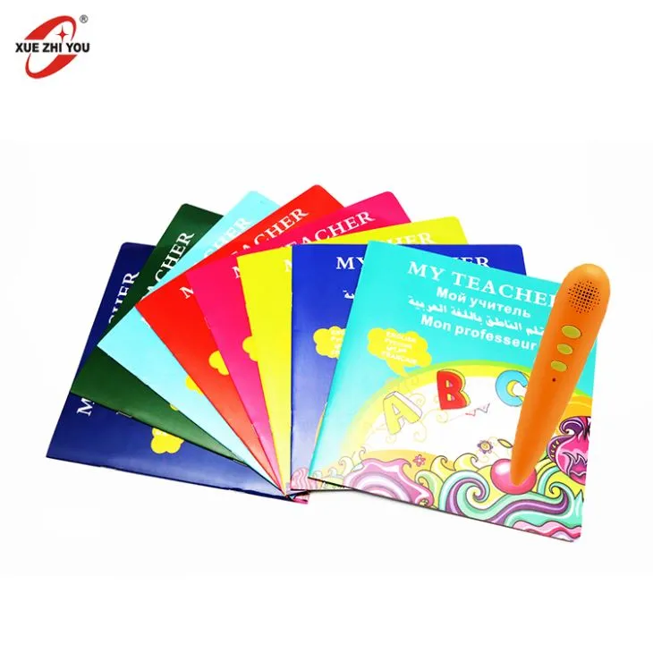 Gyerekek beszélő toll tanulás könyvekkel