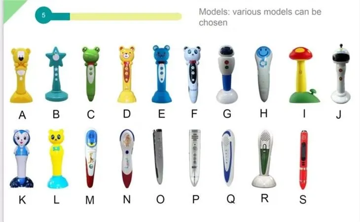 6 Languages Translation Talking Pen For Kids Smart Early Educational Reader Pen With Books